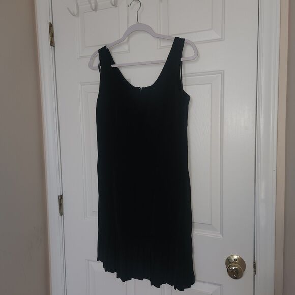 Vintage Womens Scarlett Two Piece Suit Black Dress Plaid Yellow Blazer Size 9/10 - Picture 6 of 10